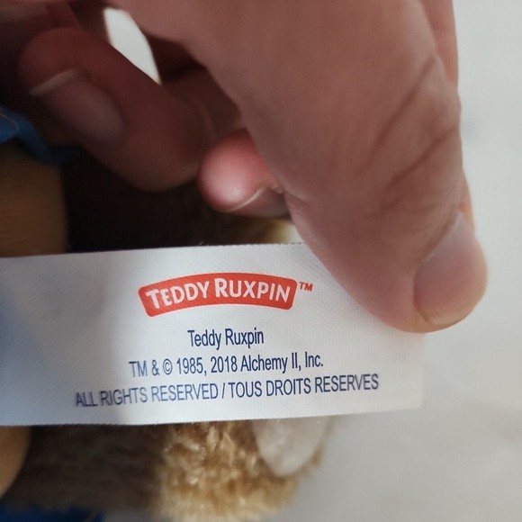 Teddy Ruxpin Talking Plush Stuffed Animal Bear Hug And Sing Tested Works 2018 - Picture 6 of 9